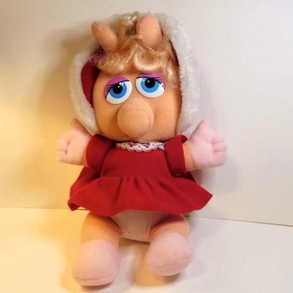 Muppets Other - Baby Miss Piggy Christmas Stuffed Animal